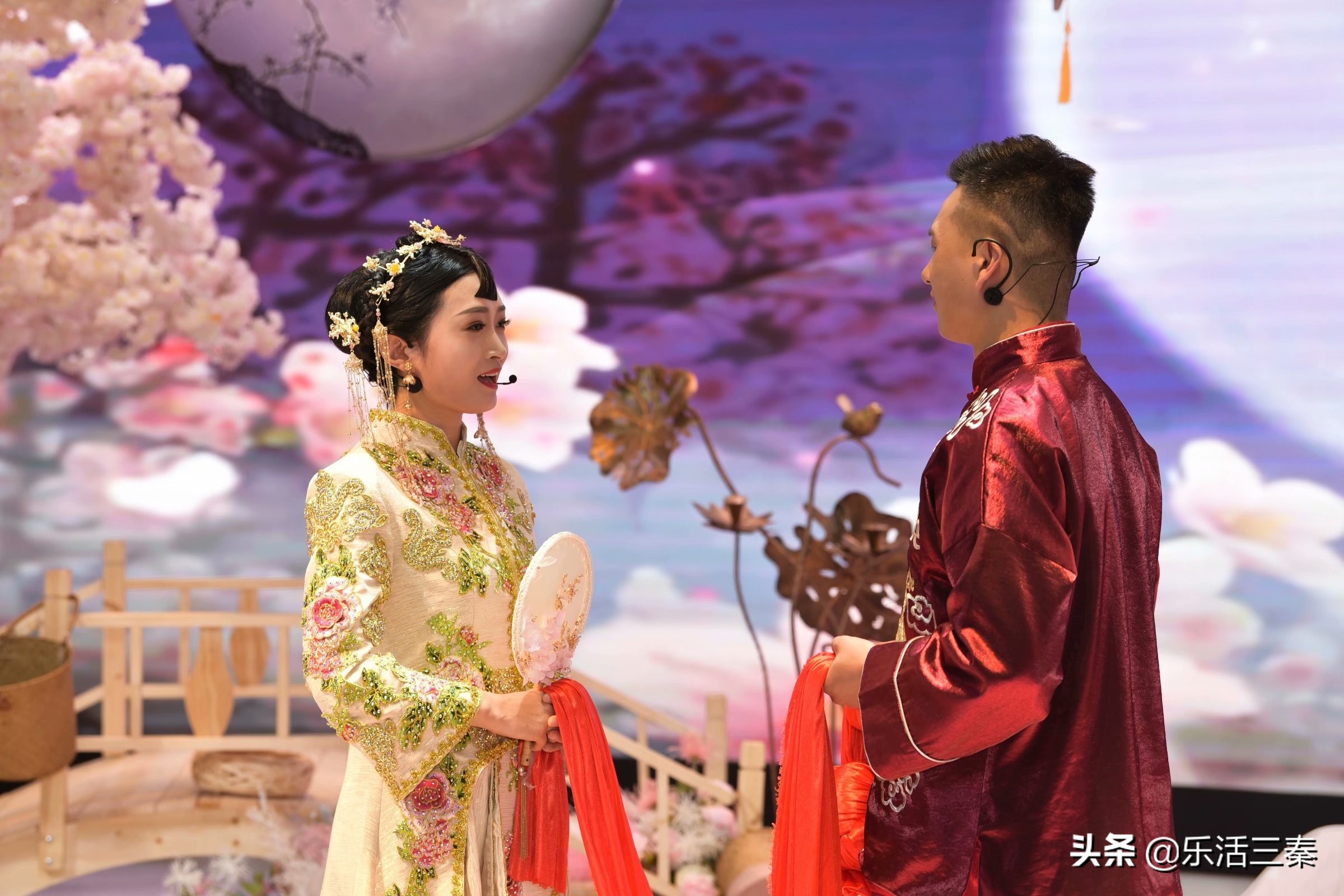 “春华”婚礼秀在罗曼宴会中心浪漫演绎