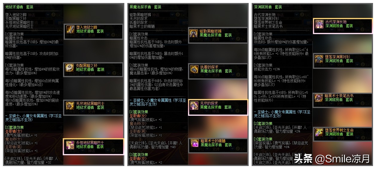 dnf100级版本神话搭配哪套最强,dnf神话改版装备搭配