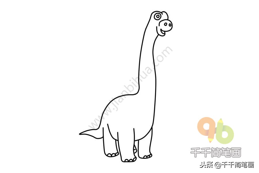 简笔画100个恐龙9-10岁,儿童简笔画恐龙大全简单又漂亮