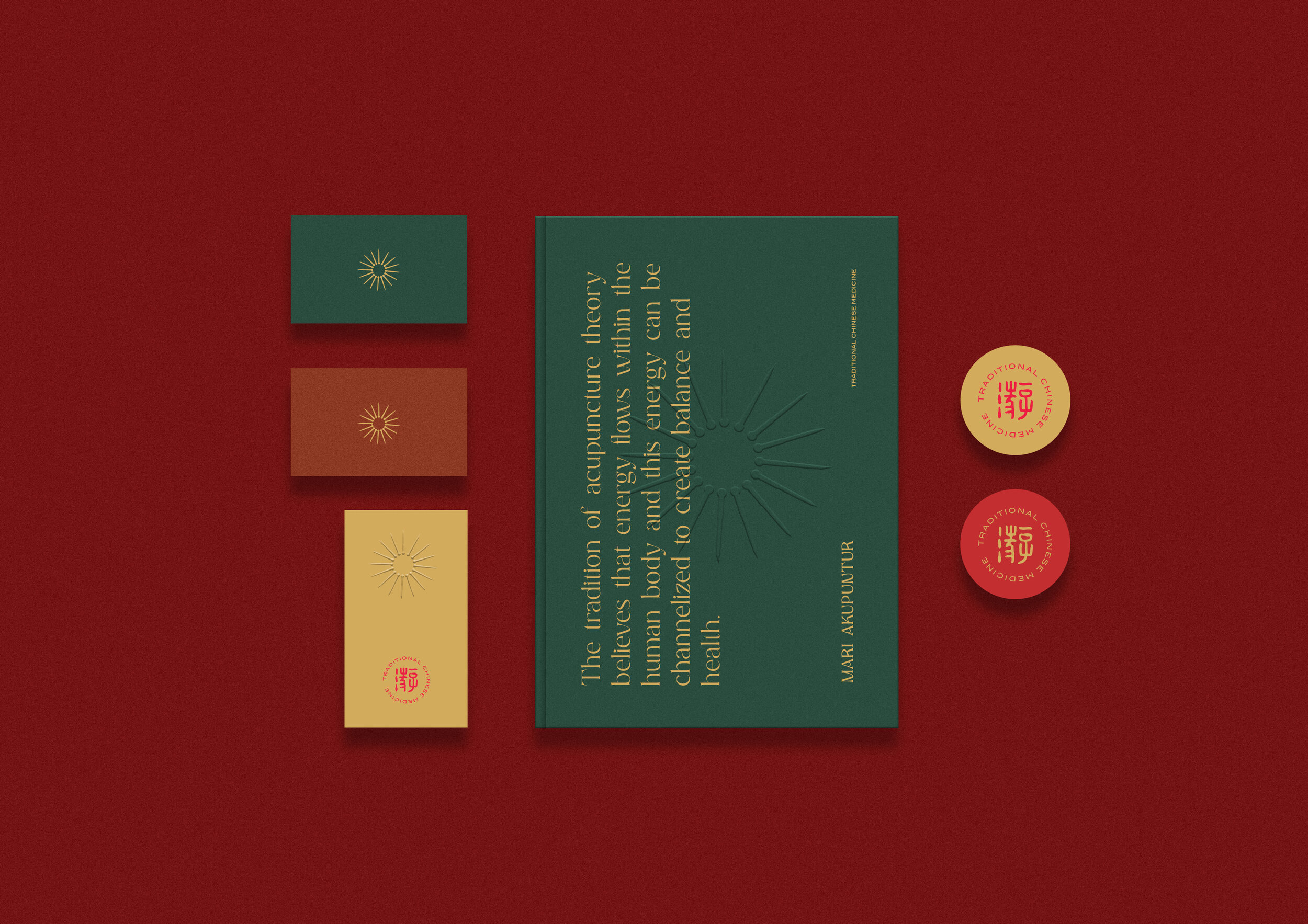 mari-akupuntur传统中医针灸诊所品牌视觉设计via:nero-graphic