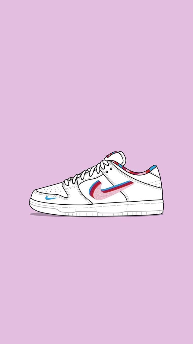 耐克潮鞋壁纸,手绘潮鞋壁纸