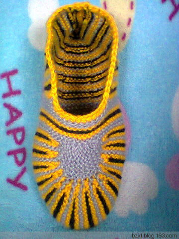 简单棒针粗毛线地板袜编织方法,棒针毛线地板袜编织教程