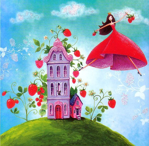 插画风手绘墙面,墙绘插画艺术