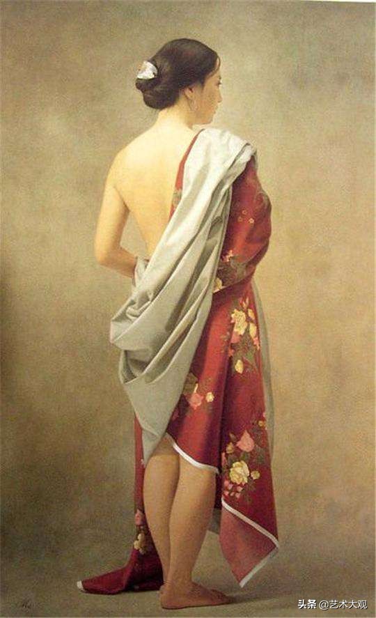 日本当代油画著名画家,日本写实大师作品