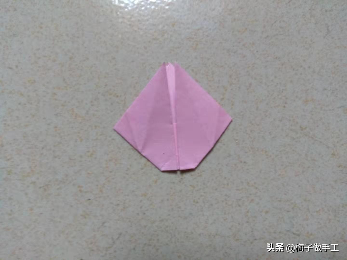 儿童手工折纸教程平底鞋,儿童手工折纸折鞋子