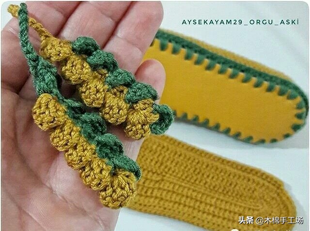 春天来了给自己添一双好鞋吧,春夏鞋子钩单鞋简单钩法