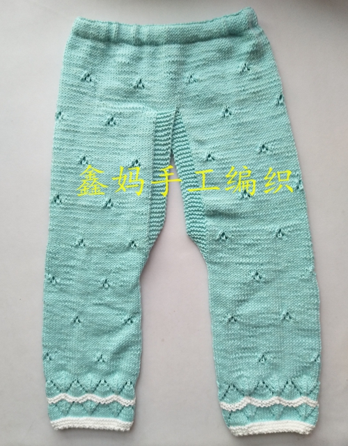 鑫妈手工编织：小三角圆领开衫套装（附详细编织说明