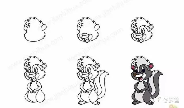 小动物的简笔画怎么画最简单的,画小动物的简笔画教程视频