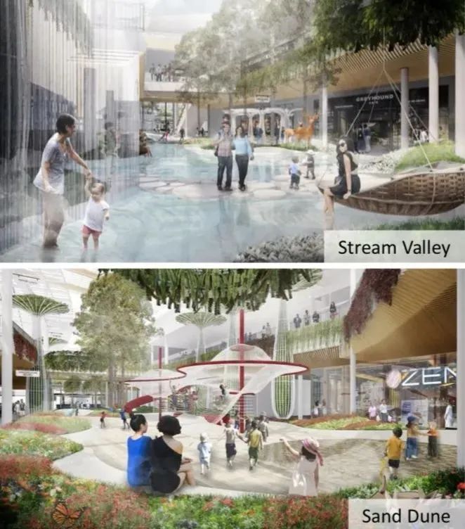 泰国大型购物中心各楼层布局,泰国的购物中心设计