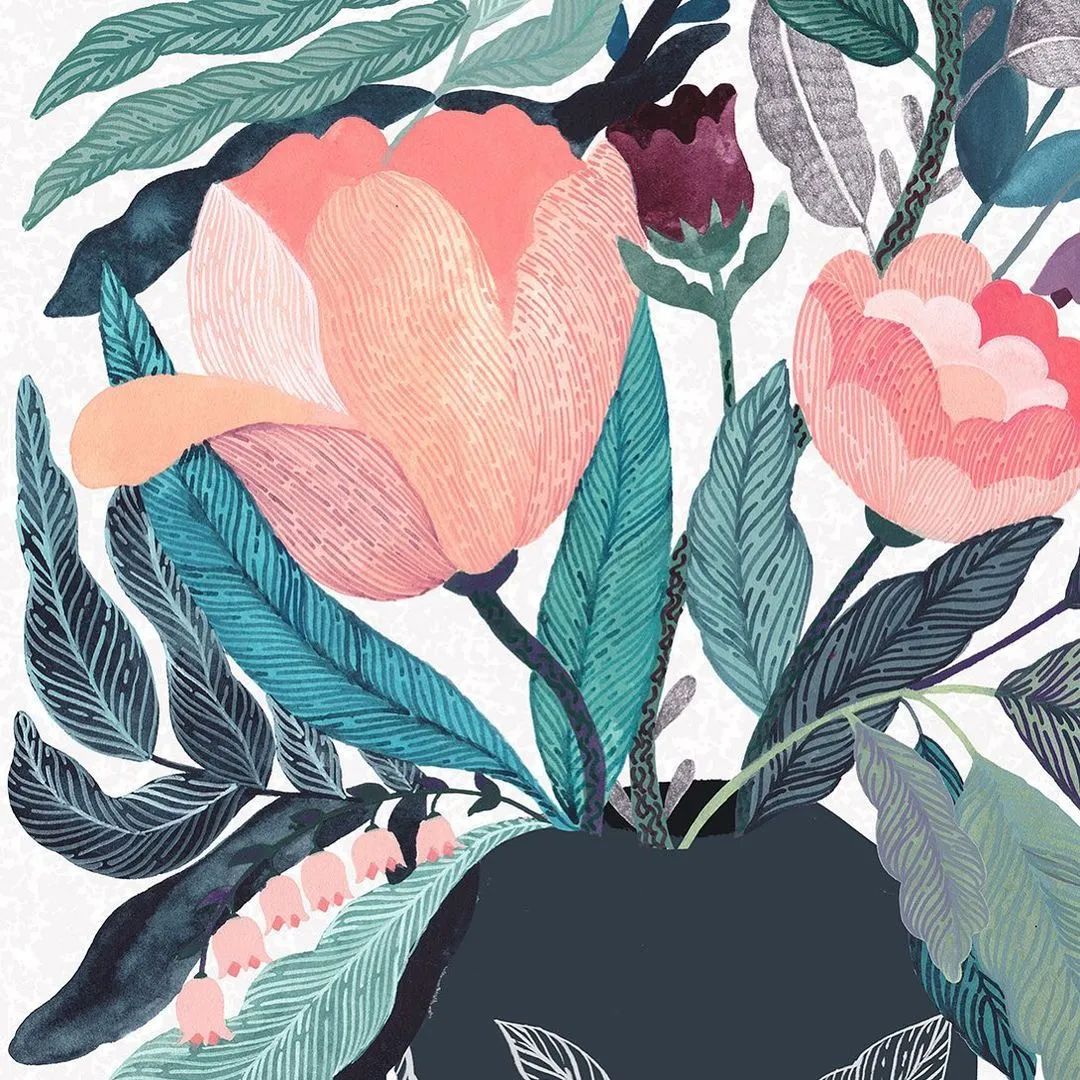 水彩渲染画建筑效果图,水彩平涂画