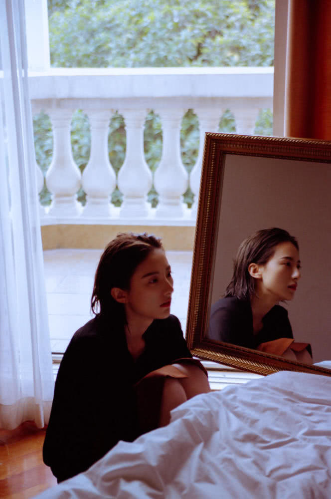 胖女孩90年代复古港风写真,18岁写真照风格复古风