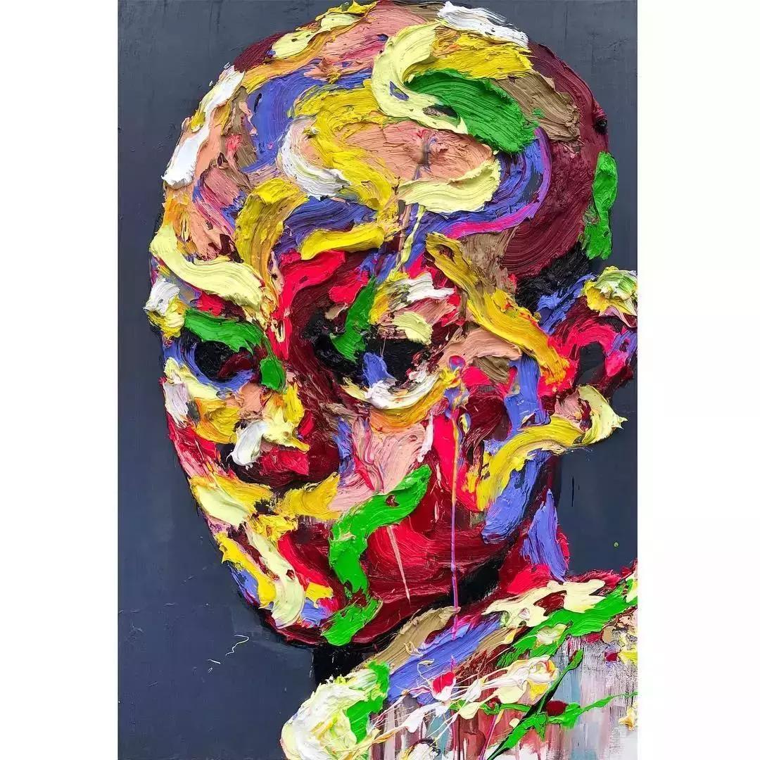 厚画的魅力！韩国shinkwangho用有张力的作品直击眼球！！！