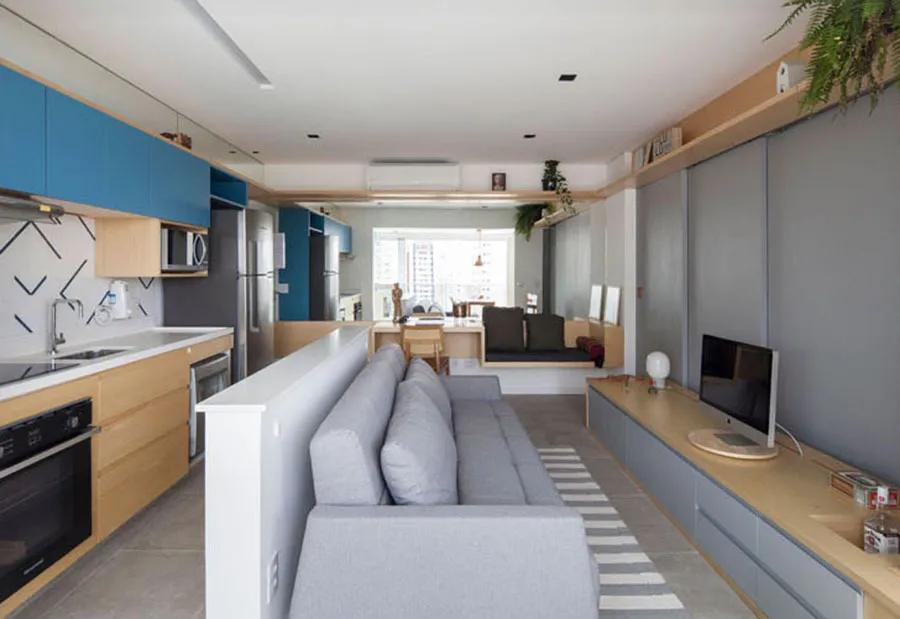 90平4房小户型设计轻奢,看完这10套小户型设计