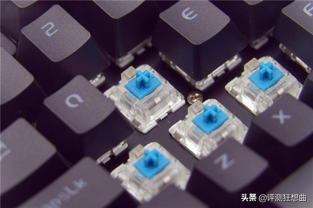 雷柏机械键盘v500pro青轴使用感,雷柏V500键盘青轴