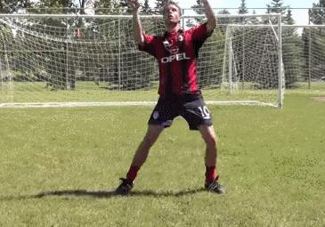 停球地滚球教学,停球高空球