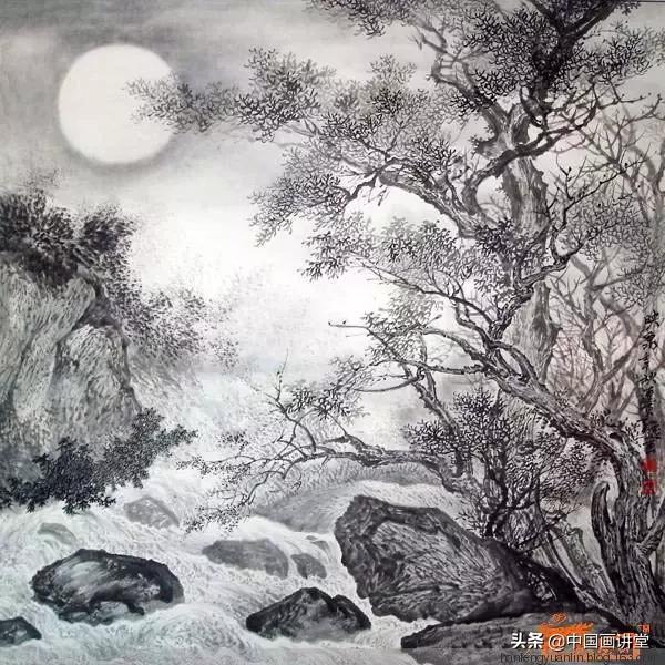 张利国画山水画欣赏,张富君山水画新作品图片