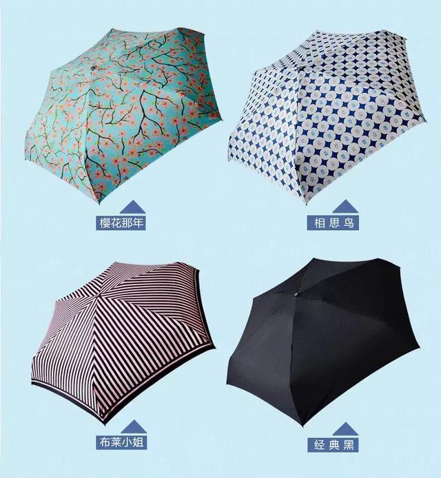 又小又方便又质量好的雨伞,小清新折叠晴雨伞时尚雨伞