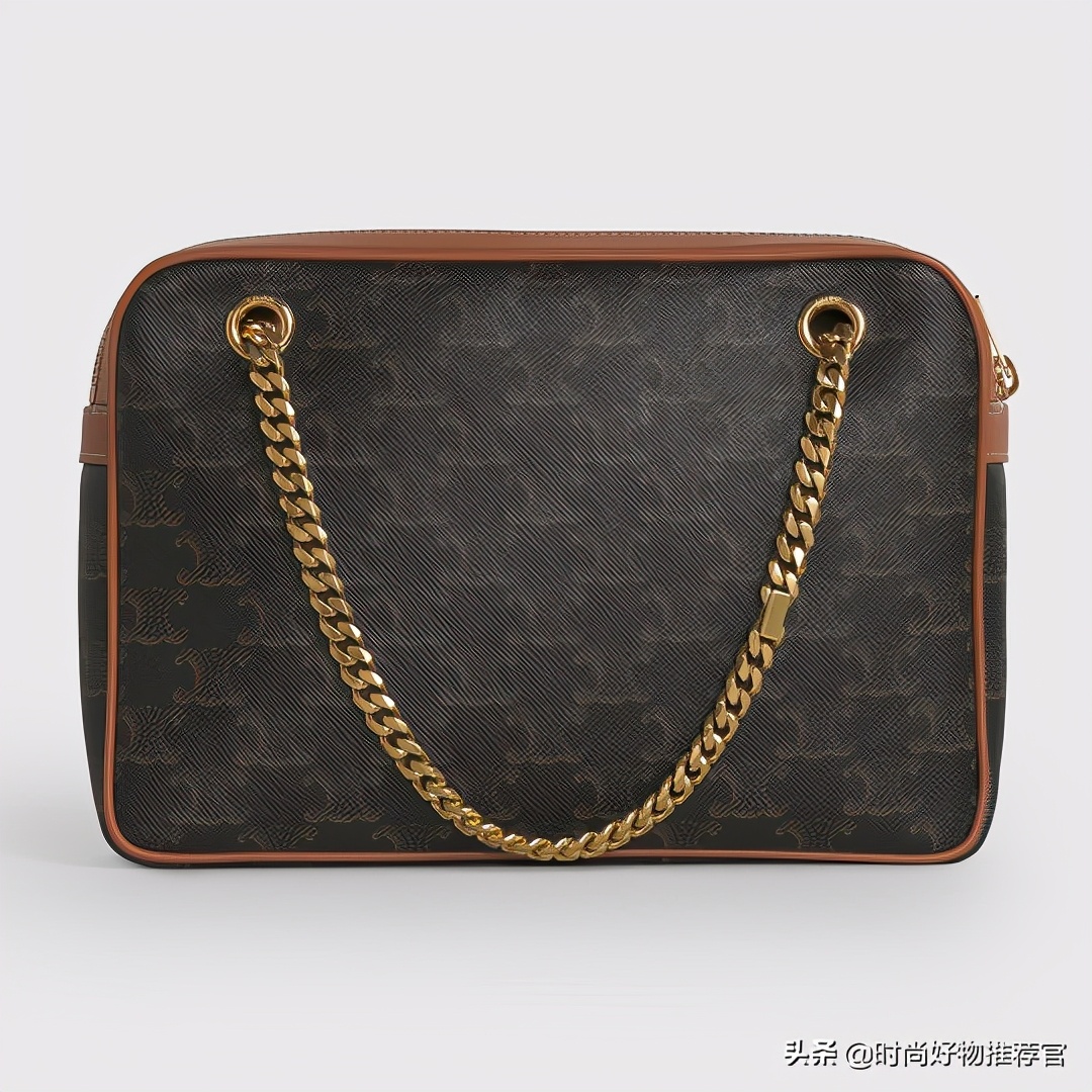 celine标志印花横款手袋,celine新款牛皮革手袋