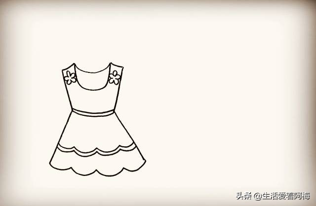 儿童画画教程3-6岁简笔画新年衣服,手帐衣服怎么画