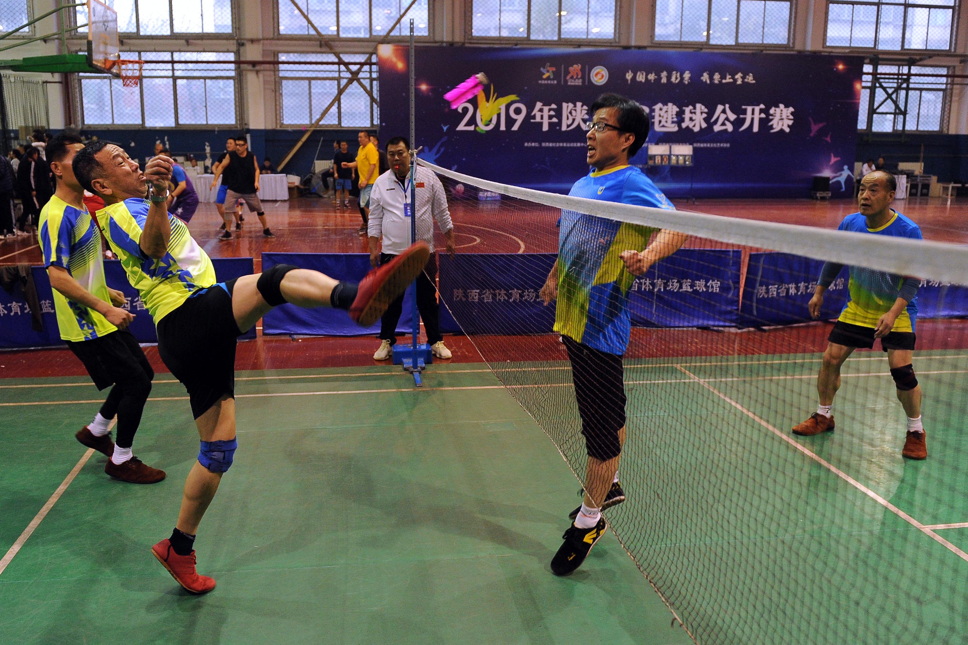 陕西毽球比赛,毽球跳踢比赛