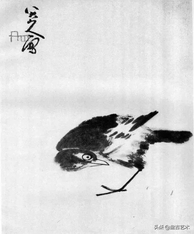 画出艺术家人生大寂寞的国画艺术作品——盘古油画艺术