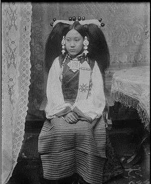 百年前西藏妇女,百年前藏族妇女