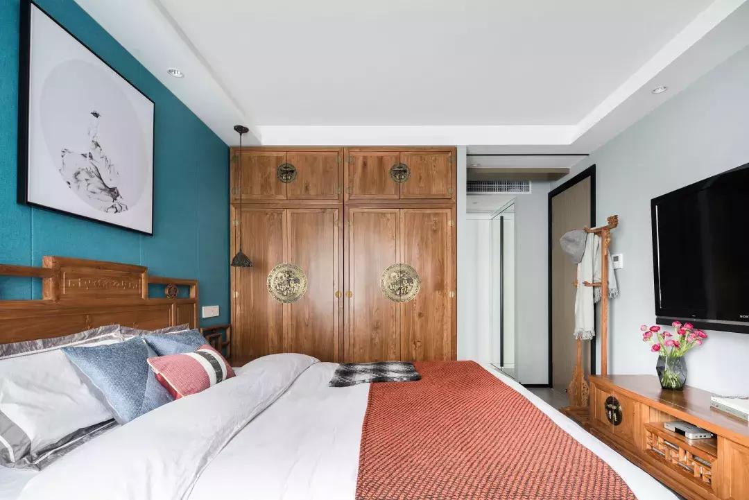 高级灰轻奢新中式装修风格,2021140平米轻奢新中式装修风格