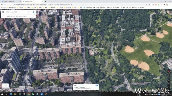 如何用谷歌地球看历史街景地图,谷歌地球的3d街景怎么做到的