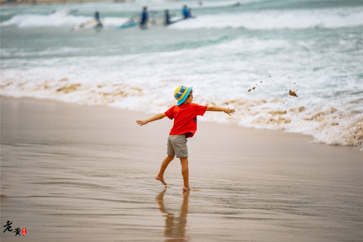 澳洲邦迪海滩美景,澳洲悉尼邦迪海滩游记