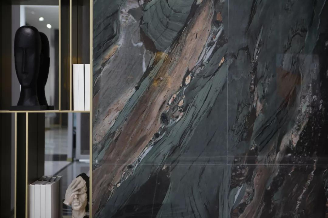 冠星王澜系列展厅效果,冠星王陶瓷佛山总部展厅