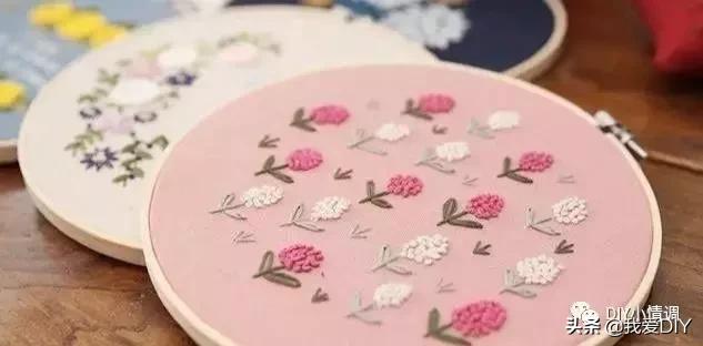 刺绣新手一步一步刺绣花,超详细的漂亮小花刺绣教程