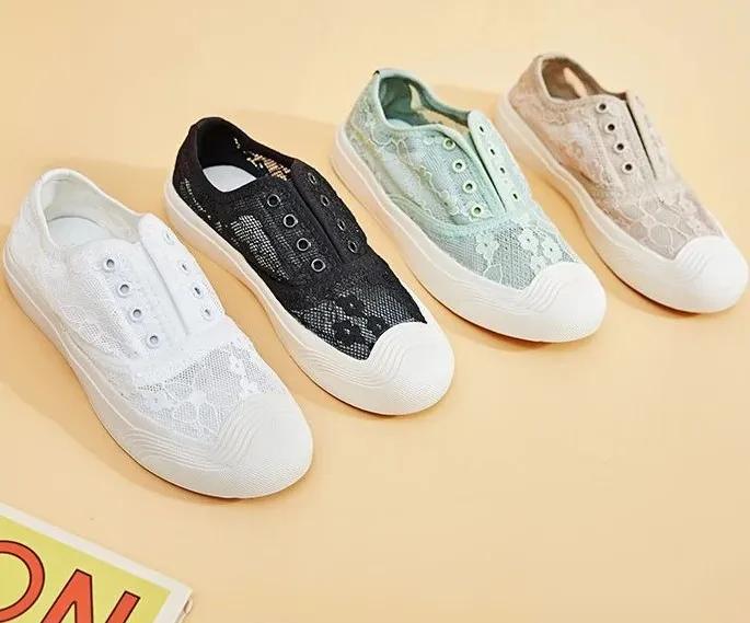 蕾丝小雏菊懒人鞋,穿上比高跟鞋还好看