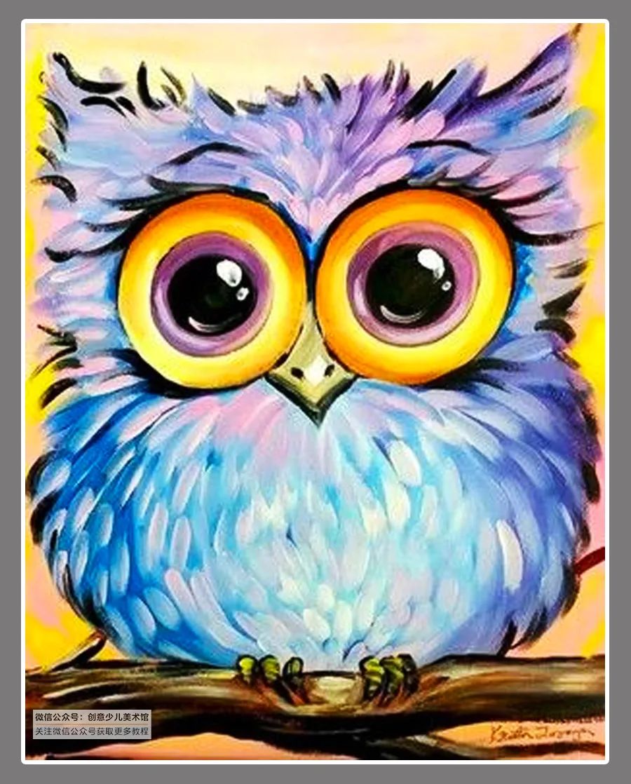儿童画创意水粉画8-10岁,100幅适合零基础的儿童水粉画