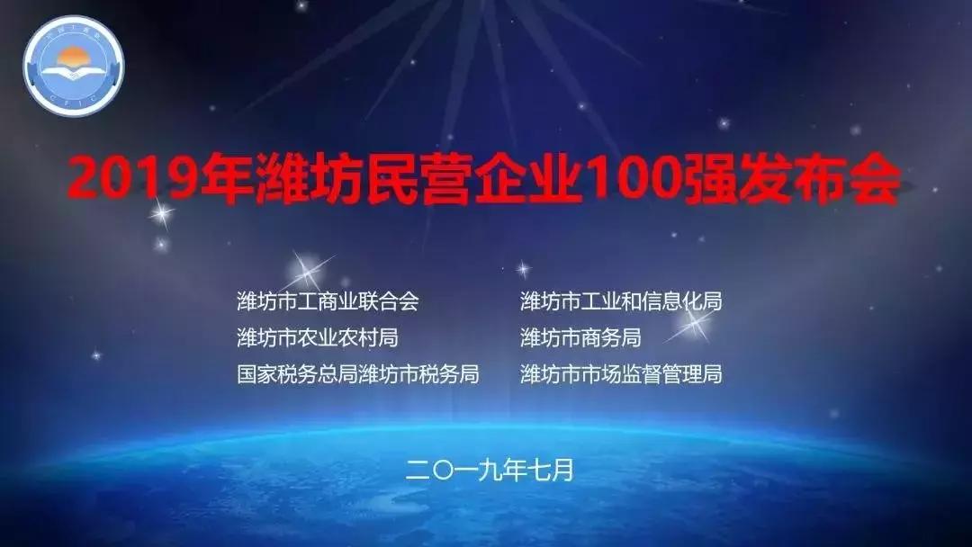 潍坊500强企业排行榜,2020山东制造业100强潍坊企业