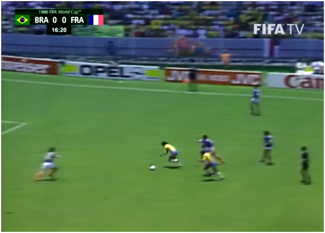 2006世界杯法国vs巴西经典图片,1986法国巴西