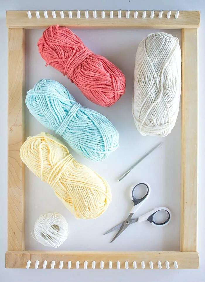 毛线装饰编织教程全过程,毛线编织小饰品简单入门教程