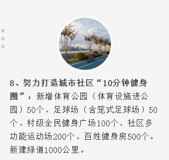请支持、点赞“第8条”！打造“10分钟健身圈”，体育让生活更美好