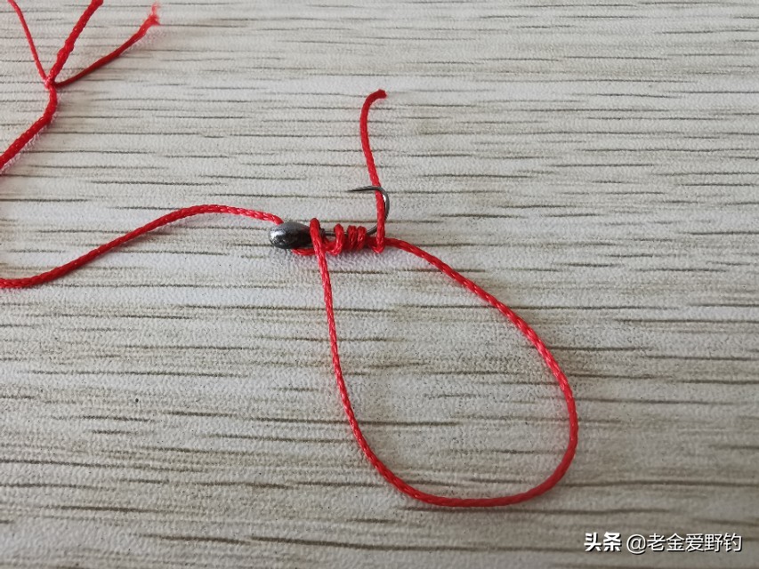 逗钓朝天钩制作注意细节,朝天钩线组制作教程