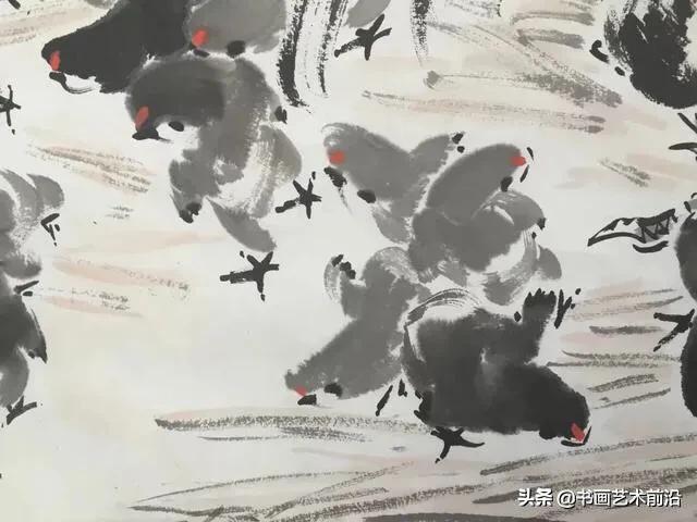 墨豪国画小鸡,墨豪画鸡创作过程