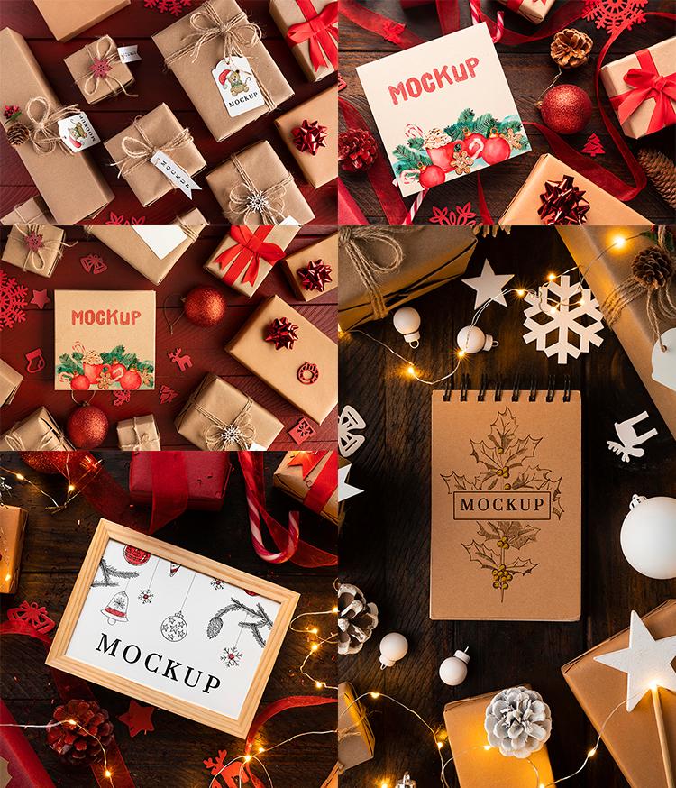 圣诞节主题海报制作图片,圣诞节海报素材和教程视频