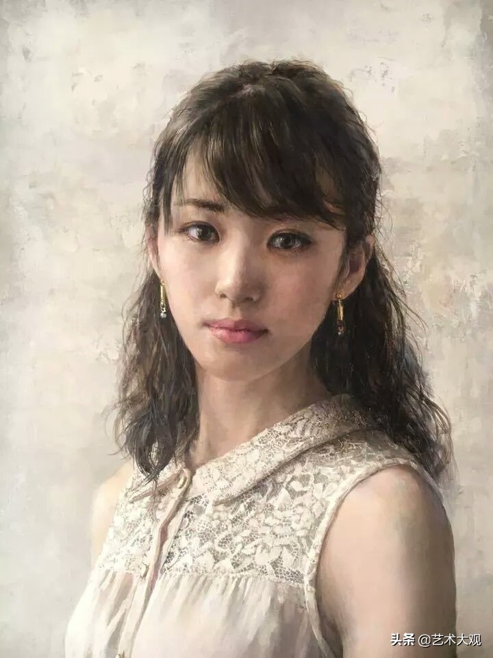 木原和敏人物油画,日本画家超写实人物油画欣赏