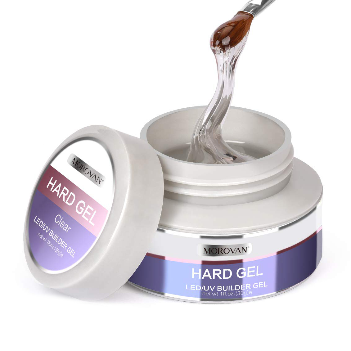 不用照灯的美甲底胶,不贴钻不用白胶做的美甲