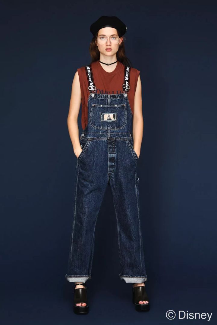 moussy连体裤同款,moussy迪士尼合作款