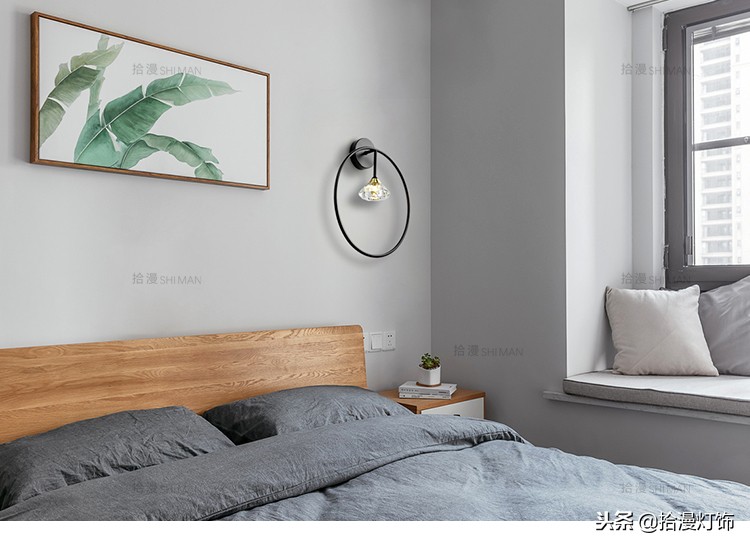 壁灯金属质感,极简质感壁灯高级氛围感