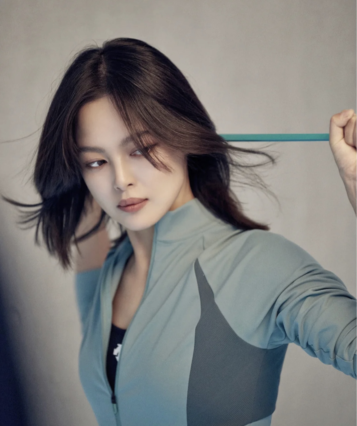 蔡文静八字刘海,蔡文静刘海照