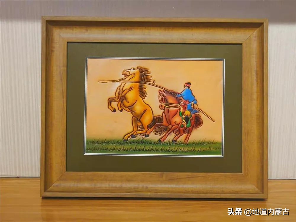 蒙古族手工皮雕包,蒙古族特色民间工艺