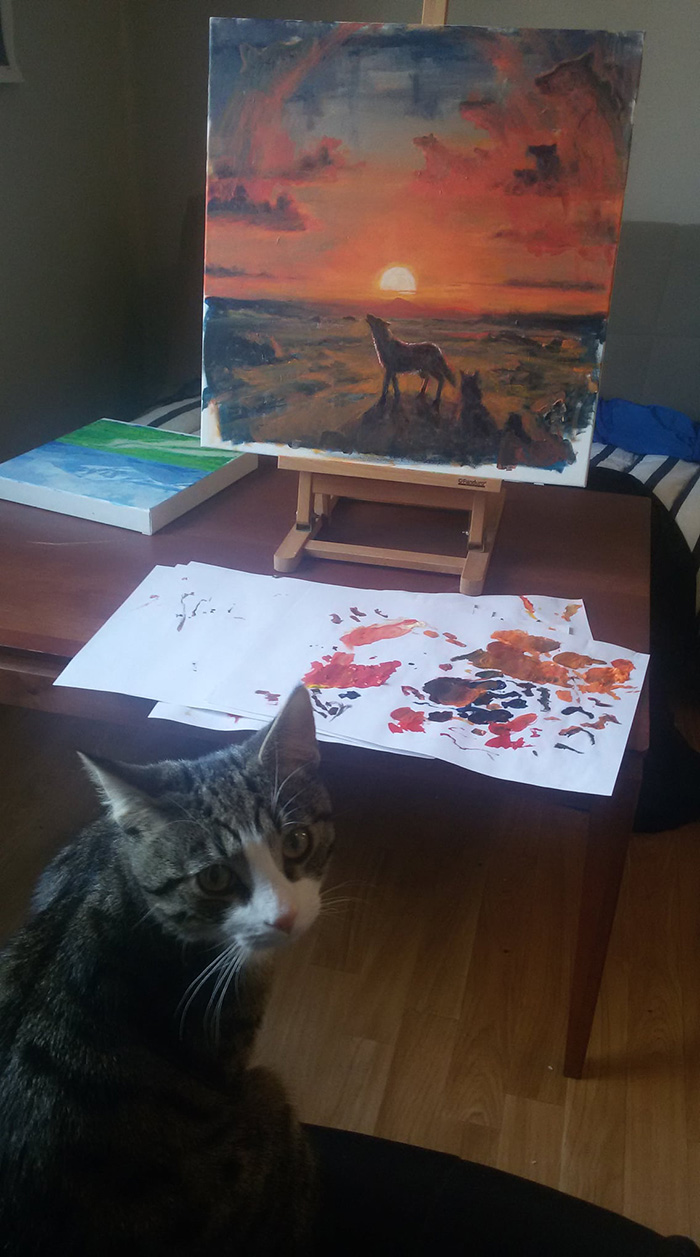 没有理由不画画！看大神用电脑自带工具搞创作