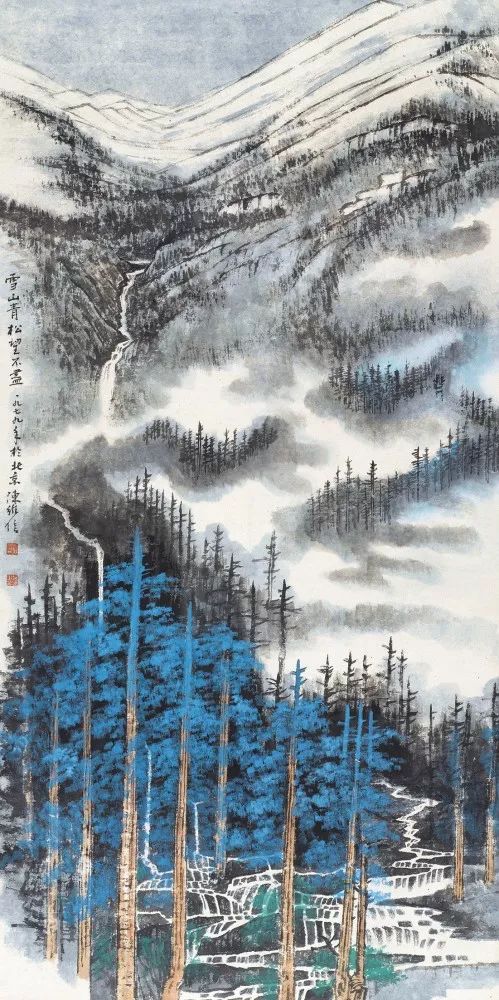 陈继儒山水画作品欣赏,陈良宗山水画作品欣赏