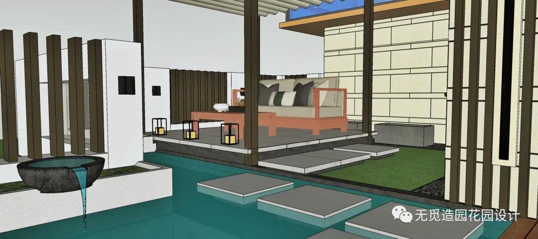 无觅造园：安徽35平宿州上河城外滩的秋水庭