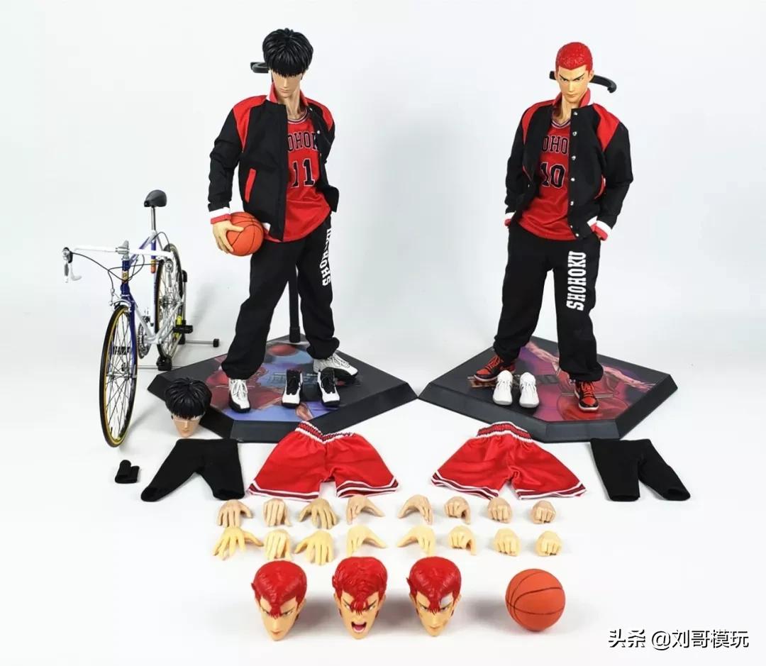 樱木花道流川枫6寸可动人偶,流川枫可动人偶动漫模型